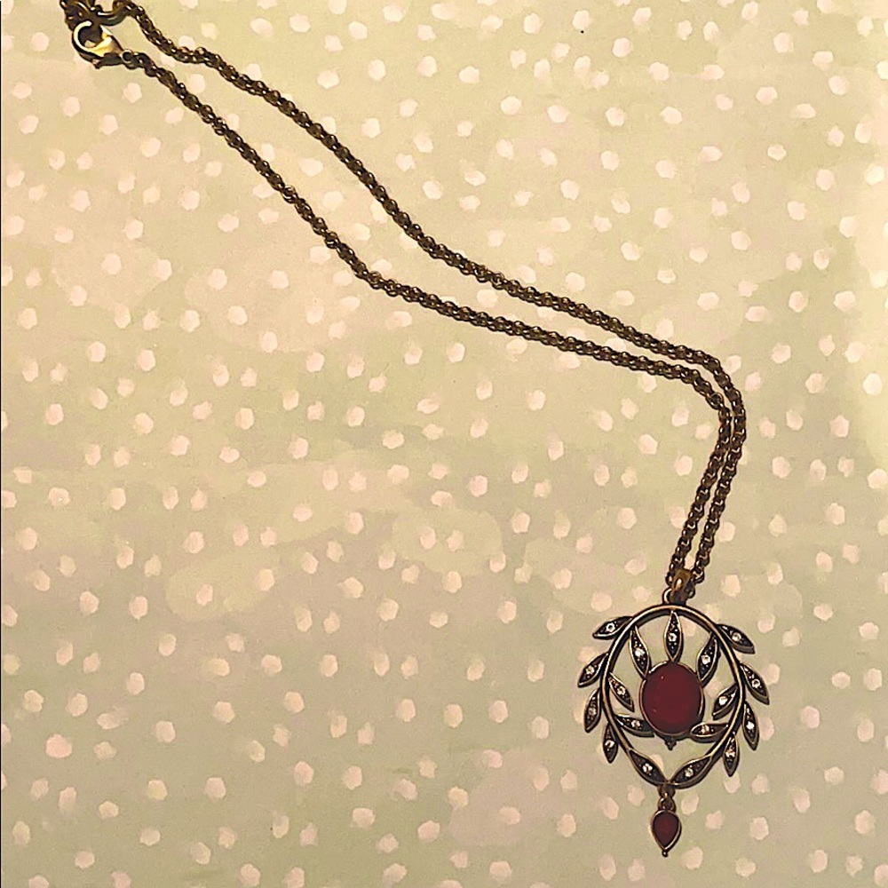 Statement pendant necklace